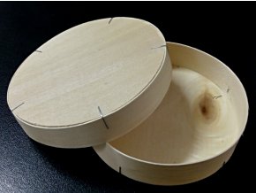 Krabička topol - Camembert - 10ks, prům. 11cm x v.2,5cm