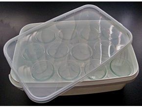 Box 3,4l + 12ks skleniček na jogurty 120ml