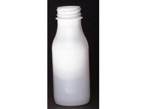 Lahev na mléko/hladká - 250ml, plast, bílá