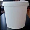 Kbelík s víkem 32l bílý - kulatý