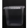 Kelímek s víčkem obdélník - 500 ml, transparent - balení 10ks