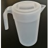 Džbán s víkem - transparentní, 2,3l