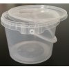 Kbelík s víkem 2,3l transparent - kulatý