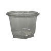 Kelímek 270ml, transparent + víčko, šestihran