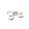 Stříbrné náušnice NK01670 s perlou a zirkony