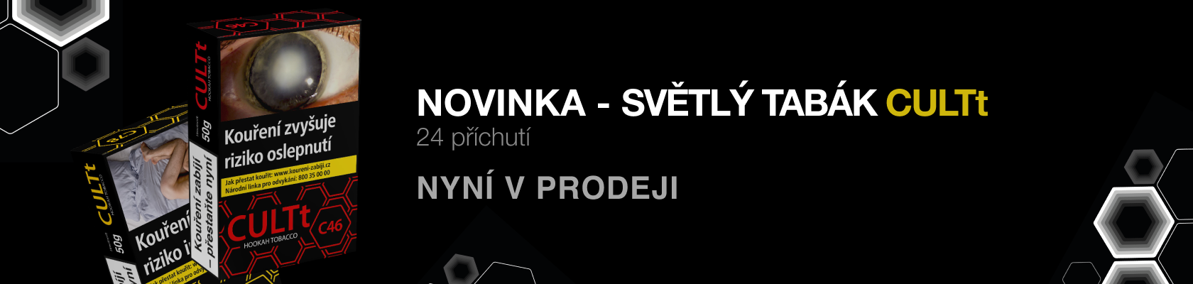 Tabák do vodní dýmky CULT