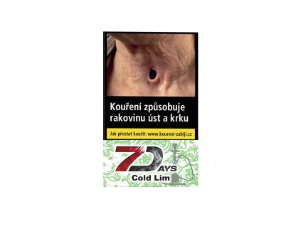 Tabák do vodní dýmky 7 Days Cold Lim 50 g