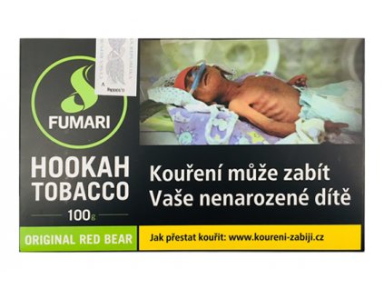 Tabák do vodní dýmky Fumari Original Red Bear 100 g