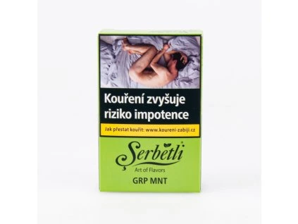Tabák do vodní dýmky Serbetli Grap Mnt 50 g