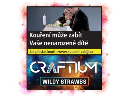 Tabák do vodní dýmky Craftium Wildy Strawbs 40 g