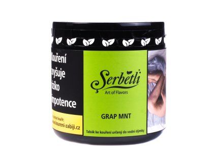 Tabák do vodní dýmky Serbetli Grap Mnt 250 g