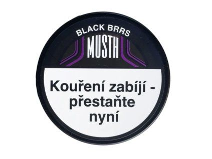 Tabák do vodní dýmky MustH Black Brrs 125 g