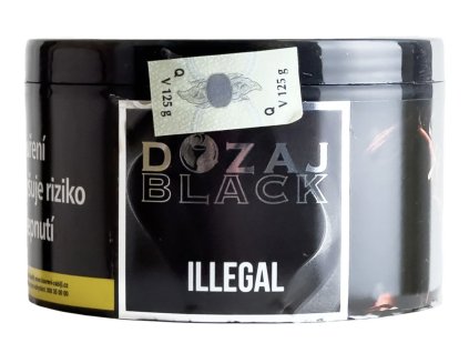 Tabák do vodní dýmky Dozaj Black Illegal 125 g