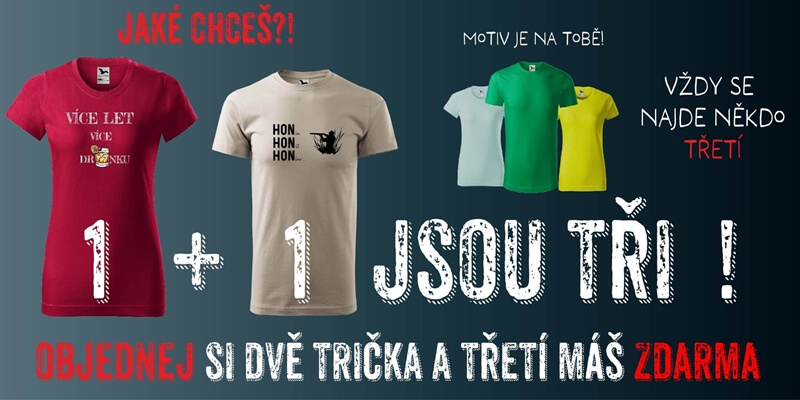 AKCE 2+1 ZDARMA