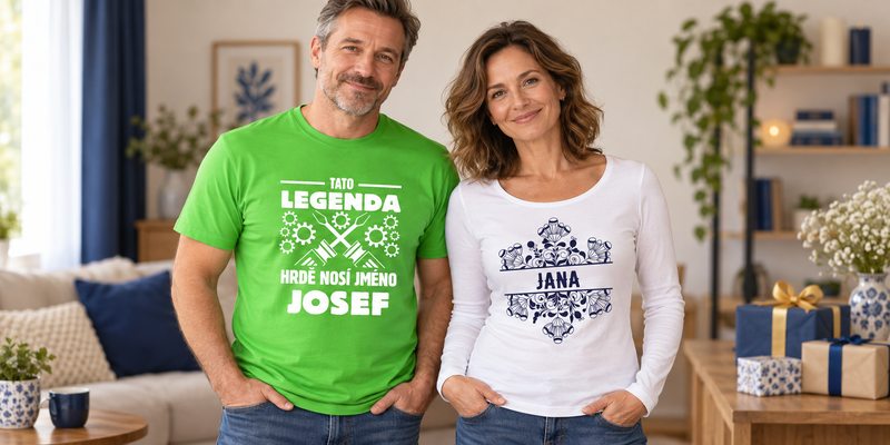 Tričko se jménem jako dárek: kdy funguje a jak vybrat správný motiv