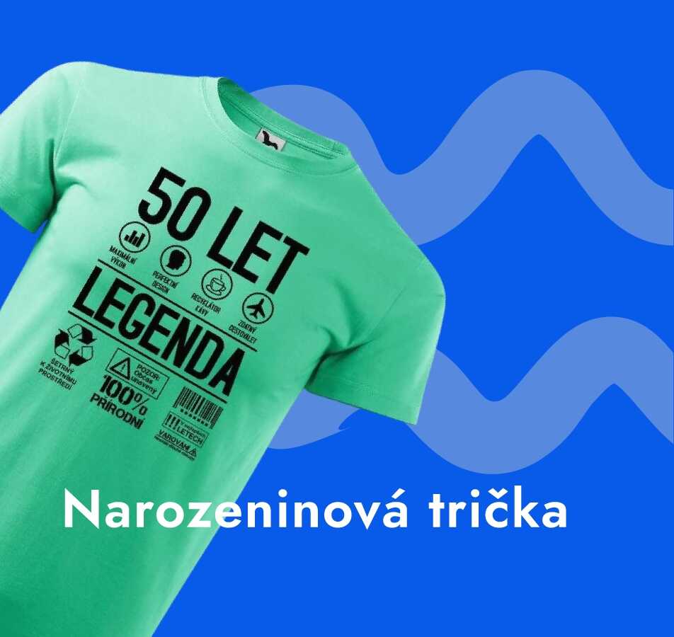 Narozeninová trička