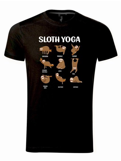10043 2 panske tricko sloth yoga