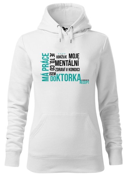 mikina bílá