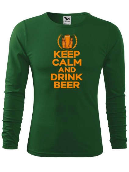 10385 7 panske bavlnene triko keep calm beer