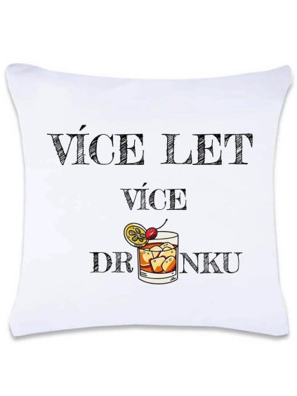 polštářek více drinku