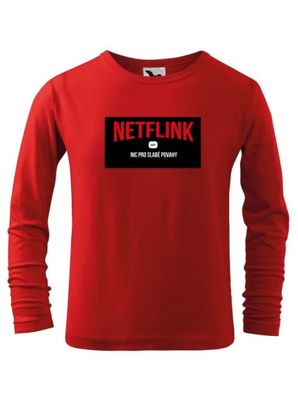 10838 1 detske bavlnene triko s potiskem netflink