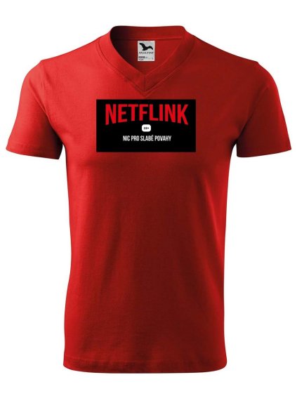 10865 1 panske v tricko s potiskem netflink