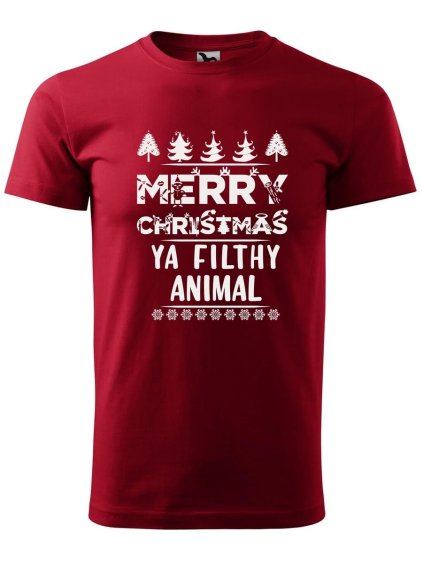11837 19 panske tricko s potiskem merry animal