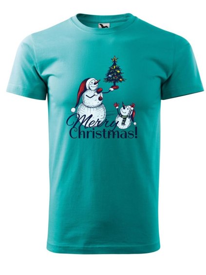 11876 10 panske tricko s potiskem merry christmas