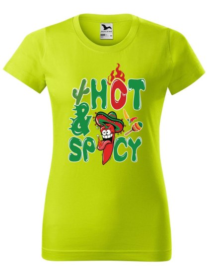 11948 14 damske tricko s potiskem chilli papricky