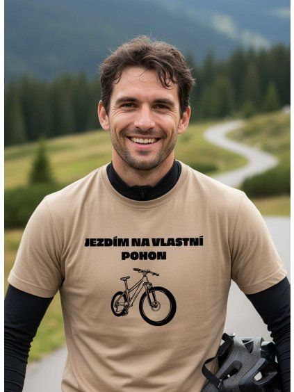 Dobrý triko pánské tričko vlastní pohon