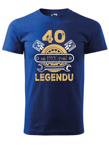 12929 15 panske tricko s potiskem 40 let legenda