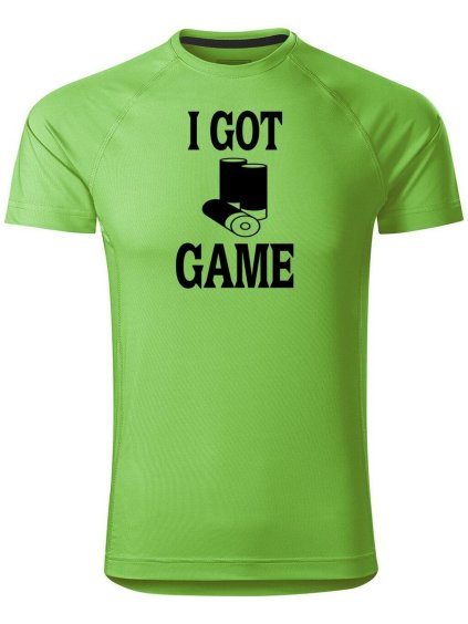 13169 panske funkcni tricko s potiskem i got game