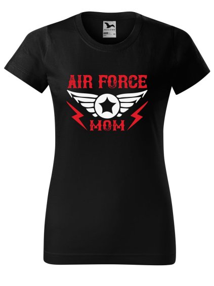 Dámské tričko s potiskem Air force mom