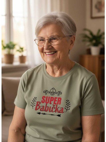 Dámské tričko super babička