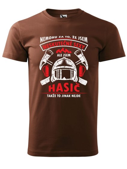 Pánské tričko s potiskem Sexy hasič