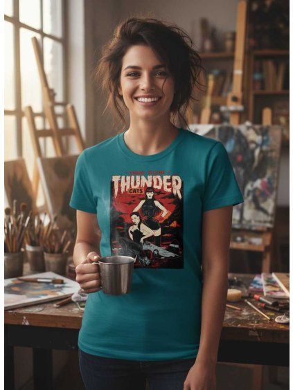 Dámské tričko thunder cat