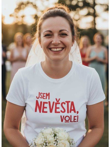 Dobrý triko dámské tričko jsem nevěsta