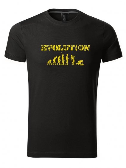 Pánské tričko s potiskem Evoluce alkohol