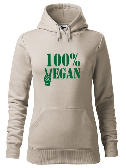 Dámská mikina s potiskem 100% vegan