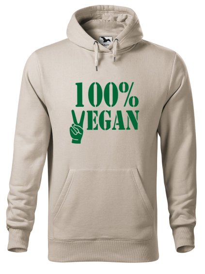 Pánská mikina s potiskem 100% vegan