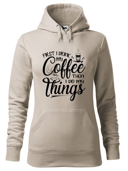 Dámská mikina s potiskem Coffee