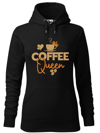 Dámská mikina s potiskem Coffee queen