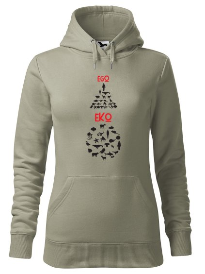 Dámská mikina s potiskem EGO EKO