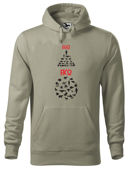 Pánská mikina s potiskem EGO EKO