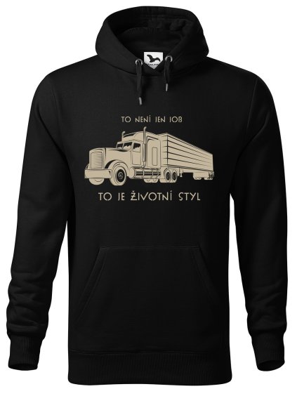 Pánská mikina s potiskem Životní styl