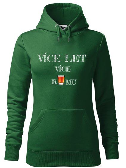 Dámská mikina s potiskem Více rumu