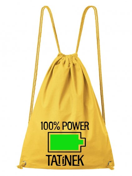 Dobrý triko batoh 100% tatínek žlutá
