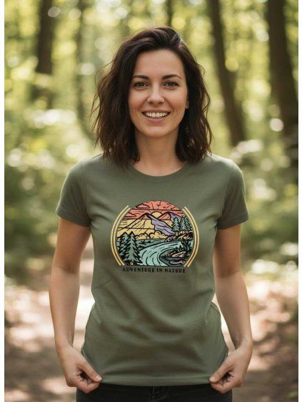 Dámské tričko Adventure in nature