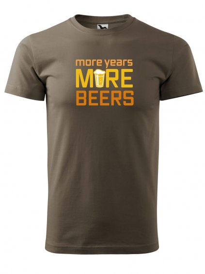 Pánské tričko s potiskem More beers