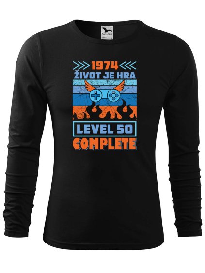 Pánské bavlněné triko Život je hra